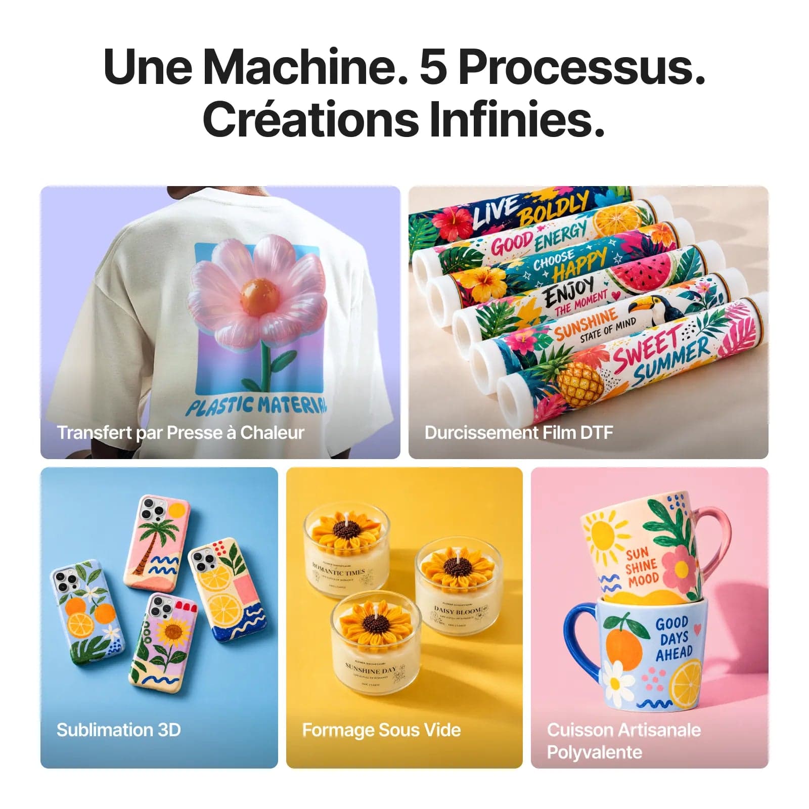 xTool WonderPress, visuel de présentation xTool 3